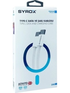 SYROX C146 Type C data&charging kabl 60W - Img 2