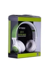 SYROX K11 Stereo Wired Headphones green
