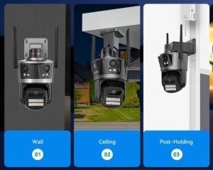 CAM-IP8MP-EP12 GMB kamera 8 mpix microSD iCSee xmeye pro app Two-way voice PTZ ip66, 3.6mm+3.6mm - Img 6