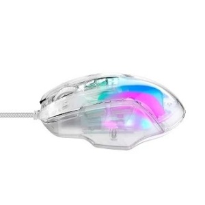 Havit USB miš MS1011SE transparent bela - Img 3