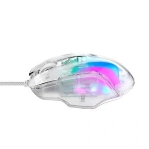 Havit USB miš MS1011SE transparent bela - Img 3