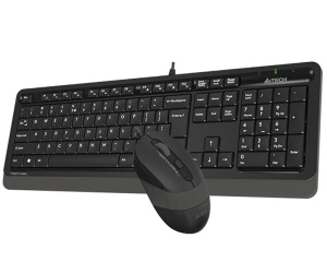 A4 TECH F1010 FSTYLER USB YU siva tastatura + USB sivi miš - Img 3