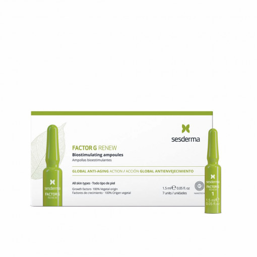 Tratament intensiv de intinerire Sesderma Factor G Renew, 7 fiole x 1.5 ml