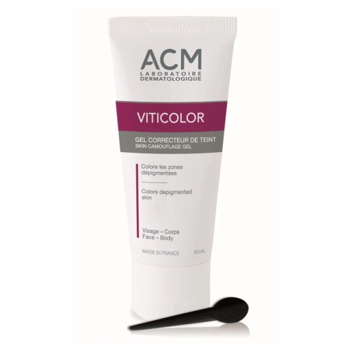Laboratoire ACM, Viticolor, Pigment-Correcting, Local Treatment Gel, For Spots and Pigments, For Face &amp; Body, 50 ml