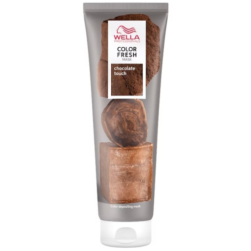 Masca de par nuantatoare Wella Professionals Color Fresh Mask Chocolate Touch pentru par saten, 150 ml