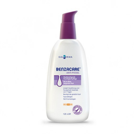 Crema Benzacare, anti-acnee cu efect hidratant si reparator, factor de protectie SPF 30, 120ml