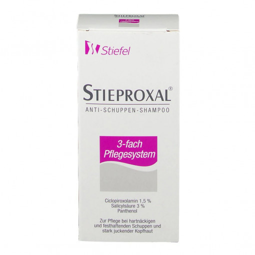 Sampon Stieproxal cu ciclopiroxolamina, anti-matreata, impotriva neurodermatitei si psoriazisului, 100ml