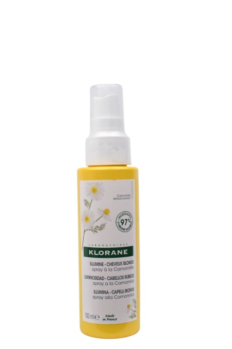 Spray pentru decolorarea treptata a parului in mod natural, Klorane, A La Camomila, 100 ml