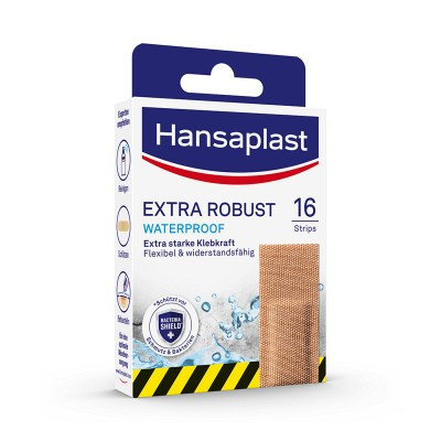 Set 16 buc plasturi impermeabili, Hansaplast Extra Robust