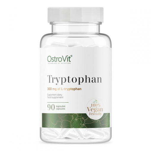 upliment alimentar, Triptofan (300 mg), OstroVit Tryptophan Vege - 90 capsule (90 doze)