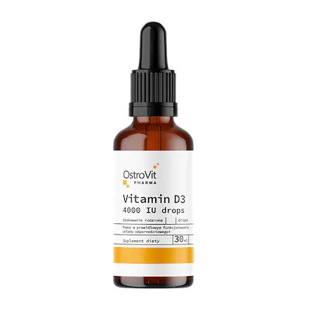 Picaturi vitamina D3 OstroVit 4000IU, 30 ml