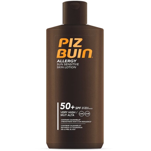 Lotiune cu protectie solara Piz Buin Allergy SPF 50+ pentru piele sensibila, 200 ml