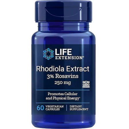 Rhodiola Extract 250mg 60cps Life Extension