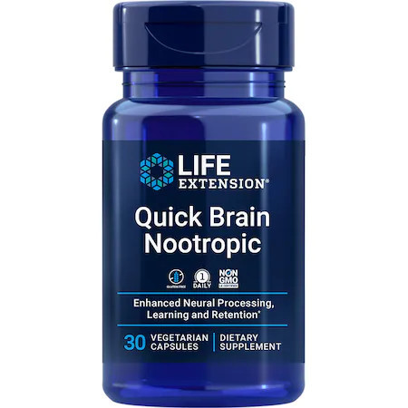 Quick Brain Nootropic 30 capsule Life Extension