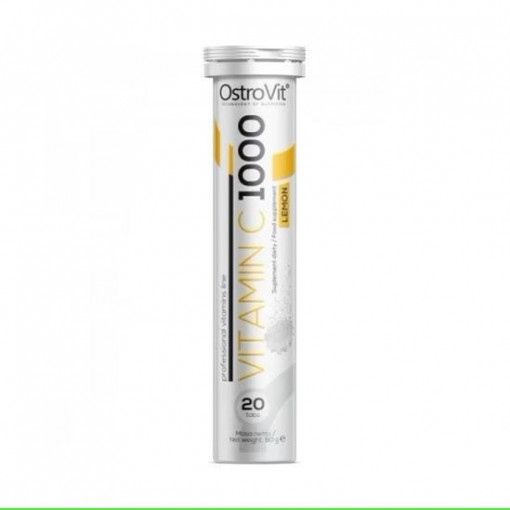 Vitamina C, OstroVit, comprimate efervescente, 1000 mg, 20 Tablete