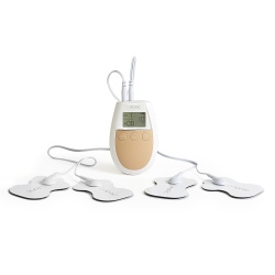 500 Cosmetics, U-Tonic, Electrostimulation With 4 Vibrating Units, Massagers, For Muscles, White, Unisex, Adult