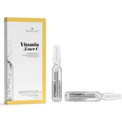 Bio Balance, Vitamin Ester C, Brightening & Lifting, Zi & Noapte, Ser tratament în fiole, Wrinkles &