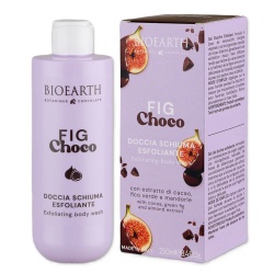 Bioearth, Fig Choco, Cleansing & Exfoliating, Gel de duș, Pentru toate tipurile de piele, 250 ml