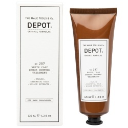 Depot, 200 Hair Treatments No. 207, Caulin, Mască cremă pentru tratamentul scalpului, Pentru reglarea sebumului excesiv, 125 ml