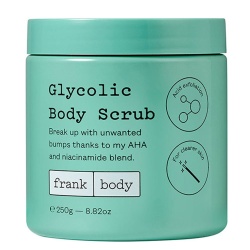 Frank Body, Glycolic, Netezire, Exfoliant pentru corp, 250 ml