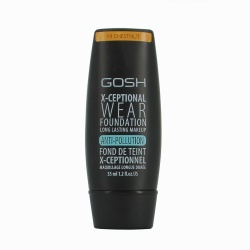 Gosh, X-Ceptional Wear, Matte & Natural Glow, Fond de ten lichid, 19, Castană, 35 ml