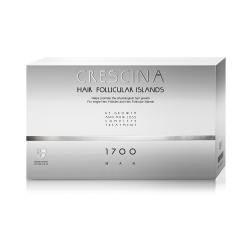 Labo, Crescina Follicular Islands 1700, Pentru stimularea creșterii, Ser tratament în fiole, Pentru scalp, Pentru bărbați, 20 buc