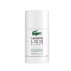 Lacoste, Eau de Lacoste L.12.12 Blanc, Protecție 24h, Deodorant stick, Pentru bărbați, 75 g