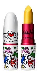 MAC, Viva Glam X Keith Haring, De lungă durată, Ruj cremos, Galben, 3 g