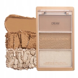 Makeup Revolution, Bronze Icon, Bronzer cremă, Divine Fair, 2.8 g