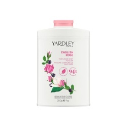 Pudra de corp cu parfum de trandafir englezesc, English Rose, Yardley, 200 g