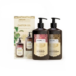 Set Arganicare: Ricin, Hair Shampoo, For Growth Stimulation, 400 ml