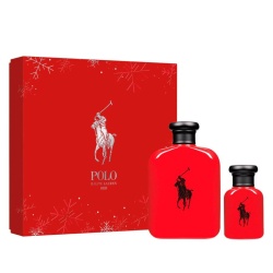 Set Ralph Lauren: Polo Red, Eau De Toilette, For Men, 125 ml