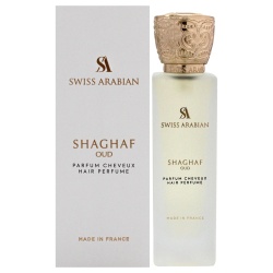Swiss Arabian, Shaghaf Oud, Ceață parfumată pentru păr, Pentru femei, 50 ml