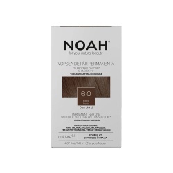 Vopsea de par naturala, Blond inchis, 6.0, Noah, 140 ml