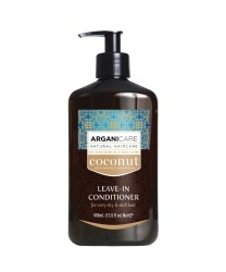 Arganicare, Coconut, Balsam de păr fără clătire, Îmbunătățește elasticitatea, 400 ml