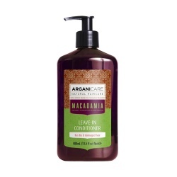 Arganicare, Macadamia, Balsam de păr fără clătire, Nourishing & Repairing, 400 ml