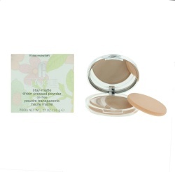 Clinique, Stay-Matte, Mat, Pudră compactă, 02, Rămâi neutru, 7.6 g