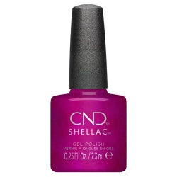 CND, Shellac, Gel, Semi-Permanent Nail Polish, Magenta Sky, 7.3 ml