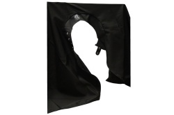 Depot, Accessories No. 735, Pelerină de coafor din textil, Negru