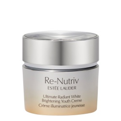 Estee Lauder, Re-Nutriv - Ultimate Radiant White Brightening Youth, Extract de tuberoză albă, Hidratează/Nutrește/Întărește & Strălucire, Zi, Smântână, Pentru față, 50 ml