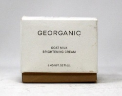 Georganic, Goat Milk Brightening, Brightening, Cream, For Face, 45 ml