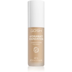 Gosh, Hydramatt, Mat, Fond de ten lichid, 006N, Lumină medie, SPF 15, 30 ml