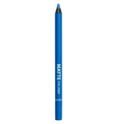 Gosh, Matte Eye Liner, Creion cremă, Creion kohl, Albastru nebun, 1.2 g