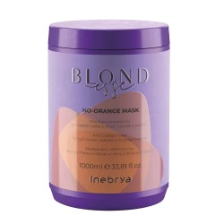 Inebrya, Blondesse No-Orange, Mască cremă pentru tratamentul părului, Neutralizarea tonurilor