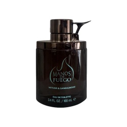 Manos De Fuego, Vetiver & Sandalwood, Apă de toaletă, Pentru bărbați, 100 ml