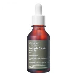 Mary and May, Houttuynia Cordata +Tea Tree, Calmant, Zilnic, Ser, Pentru față, 30 ml