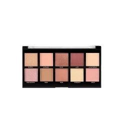 Profusion Cosmetics, Bare Rose, Paletă de farduri de ochi, Bare Rose, 10 nuanțe, 103 g