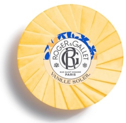 Roger & Gallet, Vanille Soleil, Natural Ingredients, Cleansing, Vanilla, Scented Soap Bar, Body, 100 g