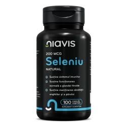 Seleniu Natural 200mcg 100 cps