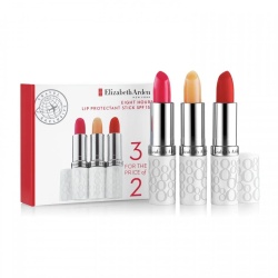 Set Elizabeth Arden: Eight Hour Cream, Tinted Moisturizer, Lip Balm, 02, Blush, SPF 15, 3.7 g